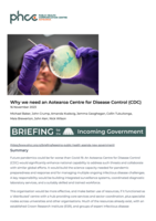 Why we need an Aotearoa Centre for Disease Control (CDC)
