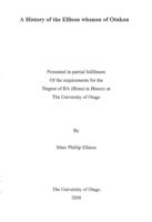 A history of the Ellison whanau of Otakou