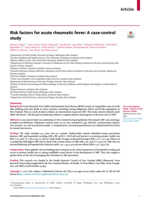 Risk factors for acute rheumatic fever: A case-control study