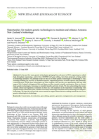 Opportunities for modern genetic technologies to maintain and enhance Aotearoa New Zealand's bioheritage