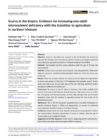 Scurvy in the tropics: Evidence for increasing non-adult micronutrient deficiency with the transition to agriculture in northern Vietnam