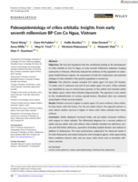 Paleoepidemiology of cribra orbitalia: Insights from early seventh millennium BP Con Co Ngua, Vietnam