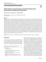 Global analysis of seasonal changes in trematode infection levels reveals weak and variable link to temperature