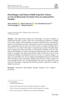Park Rangers and Science-Public Expertise: Science as Care in Biosecurity for Kauri Trees in Aotearoa/New Zealand