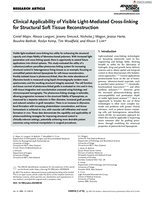 Clinical Applicability of Visible Light-Mediated Cross-linking for Structural Soft Tissue Reconstruction