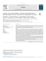 Graduate entry nursing students’&nbsp;well-being and transformation in becoming registered nurses: Phase three of a longitudinal case study