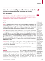 Global short-term mortality risk and burden associated with tropical cyclones from 1980 to 2019: a multi-country time-series study