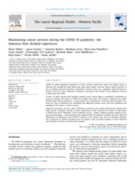 Maintaining cancer services during the COVID-19 pandemic: the Aotearoa New Zealand experience