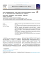Effects of repeated etching cycles using 15% hydrochloric acid on enamel loss and relative attenuation coefficient in resin infiltration