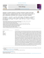 Changes to insulin sensitivity in glucose clearance systems and redox following dietary supplementation with a novel cysteine-rich protein: A pilot randomized controlled trial in humans with type-2 diabetes