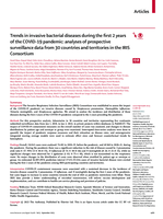 Trends in invasive bacterial diseases during the first 2 years of the COVID-19 pandemic: analyses of prospective surveillance data from 30 countries and territories in the IRIS Consortium