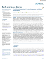 The Effect of Pseudofrazil Particle Entrainment on Salinity Measurements