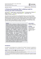 A Whakawhanaungatanga Māori wellbeing model for housing and urban environments