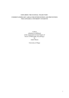 Exploring the suicidal trajectory: Understanding key areas for intervention and prevention for Aotearoa university students