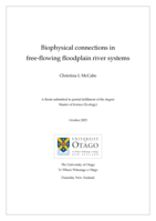 Biophysical connections in free-flowing floodplain river systems