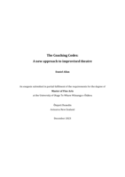 The Coaching Codes:  A new approach to improvised theatre