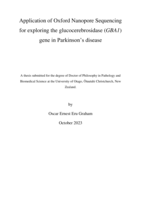 Application of Oxford nanopore sequencing for exploring the glucocerebrosidase (GBA1) gene in Parkinson's disease