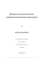 Methods of non-invasive disease assessment in inflammatory bowel disease