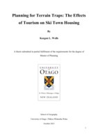 Planning for Terrain Traps: The Effects of Tourism on Ski Town Housing