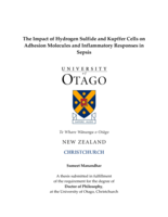 The Impact of Hydrogen Sulfide and Kupffer Cells on Adhesion Molecules and Inflammatory Responses in Sepsis
