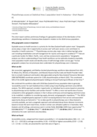 Physiotherapy access at Statistical Area 2 population level in Aotearoa – Short Report #1