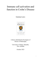 Immune cell activation and function in Crohn's disease