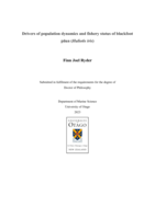 Drivers of population dynamics and fishery status of blackfoot pāua (Haliotis iris)