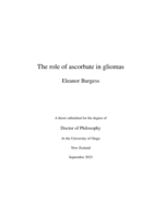 The role of ascorbate in gliomas