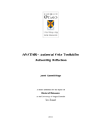 AVATAR – Authorial voice toolkit for authorship reflection