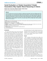 Social Evaluation or Simple Association? Simple Associations May Explain Moral Reasoning in Infants