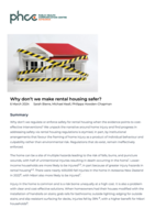 Why don't we make rental housing safer?