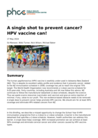 A single shot to prevent cancer? HPV vaccine can!