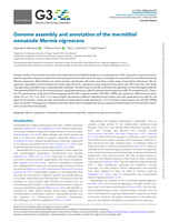 Genome assembly and annotation of the mermithid nematode Mermis nigrescens
