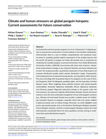 Climate and human stressors on global penguin hotspots: Current assessments for future conservation