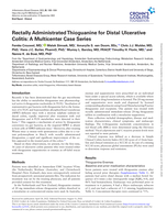 Rectally Administrated Thioguanine for Distal Ulcerative Colitis: A Multicenter Case Series
