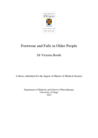 Footwear and Falls in Older People
