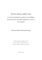 Private choices, public costs: A six-year quantitative analysis of cost-shifting between private and public healthcare sectors in New Zealand