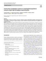 Construction of relatedness matrices in autopolyploid populations using low-depth high-throughput sequencing data