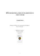 DNA demethylation in pluripotency and cancer