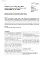 Palliative care and quality of life needs and outcomes for Māori with cancer: what do we know?