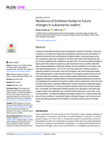 Resilience of Emiliania huxleyi to future changes in subantarctic waters