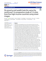 Do poverty and wealth look the same the world over? A comparative study of 12 cities from five high-income countries using street images