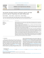 The heuristic divergence between community reporters and child protection agencies: Negotiating risk amidst shifting sands