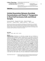 Limited Association Between Ascorbate Concentrations and Vitamin C Transporters in Renal Cell Carcinoma Cells and Clinical Samples