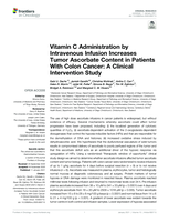 Vitamin C Administration by Intravenous Infusion Increases Tumor Ascorbate Content in Patients With Colon Cancer: A Clinical Intervention Study