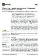 Effects of Low Vitamin C Intake on Fertility Parameters and Pregnancy Outcomes in Guinea Pigs