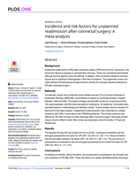 Incidence and risk factors for unplanned readmission after colorectal surgery: A meta-analysis