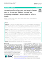 Activation of the hypoxia pathway in breast cancer tissue and patient survival are inversely associated with tumor ascorbate levels