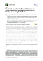 Erythrocyte Ascorbate Is a Potential Indicator of Steady-State Plasma Ascorbate Concentrations in Healthy Non-Fasting Individuals