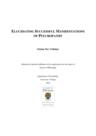 Elucidating Successful Manifestations of Psychopathy
